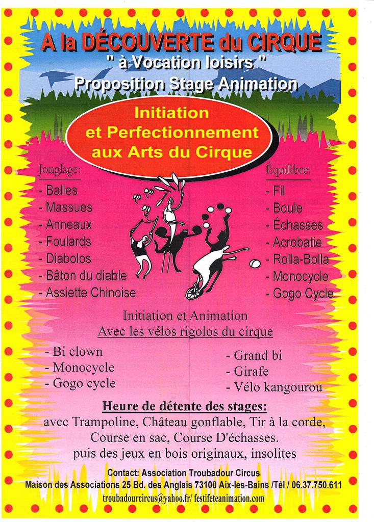 Initiation cirque